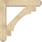 Ekena Millwork Merced Craftsman Rough Sawn Bracket w/ Offset Brace, Douglas Fir, 8"W x 42"D x 42"H BKT0806X42X42MRC04RDF - alternate 4